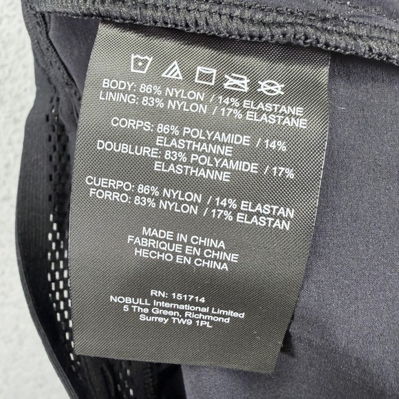 NOBULL Core Shorts Mens Medium Black 7in Lined Running Athletic Training Gym - Picture 9 of 9